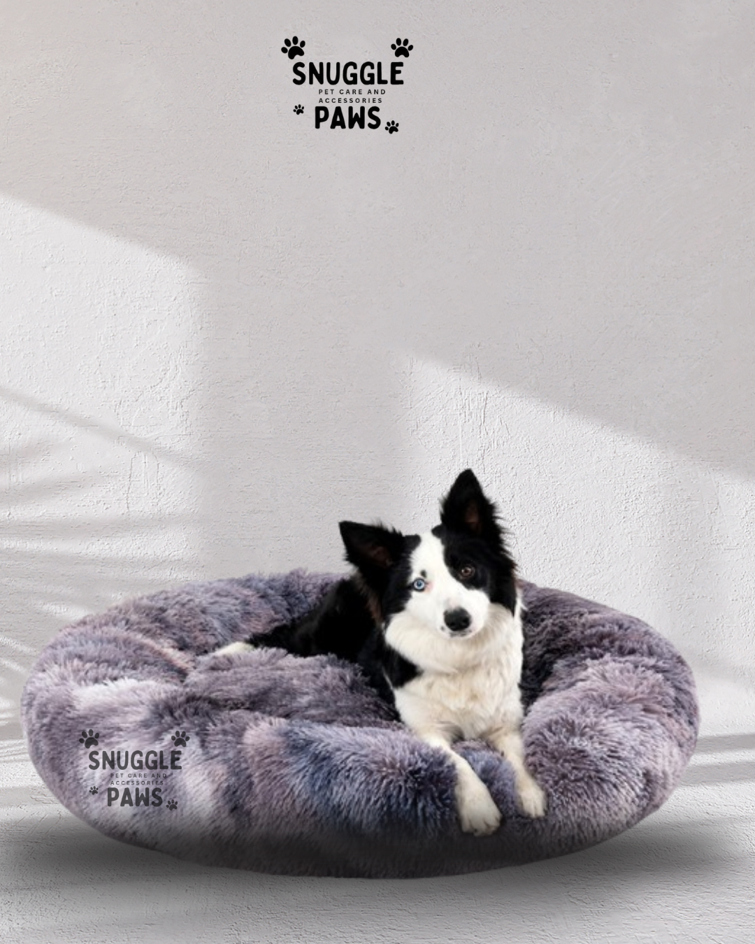 Fluffy Donut Dog Bed