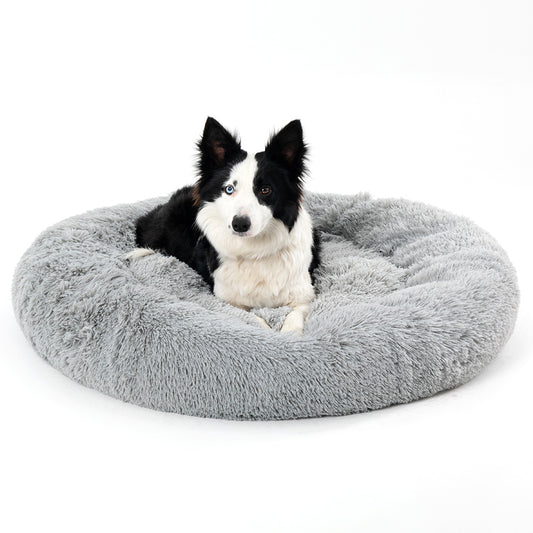 Fluffy Donut Dog Bed Comfort